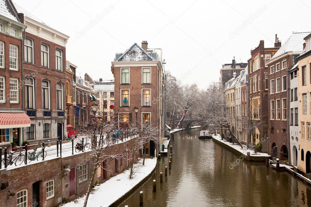 Utrecht Winter view