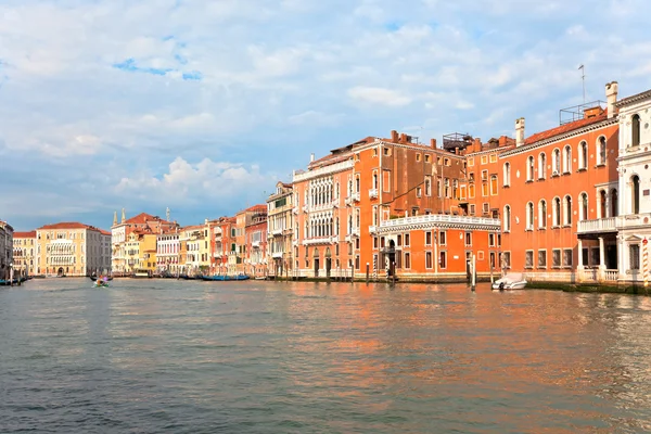 Paleizen op grand canal Venetië Italië — Stockfoto