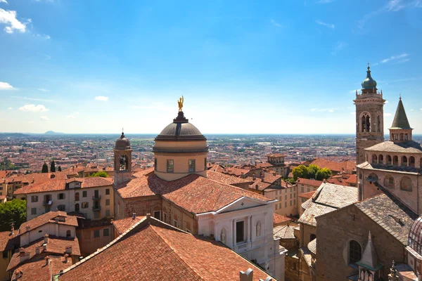 Visa Bergamo alta, Italien — Stockfoto