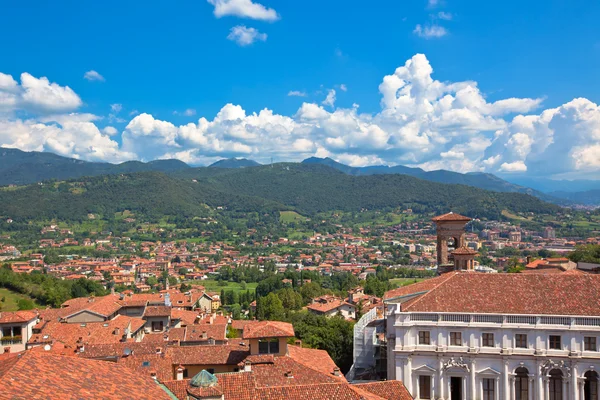 Vista de Bergamo, Itália — Fotografia de Stock