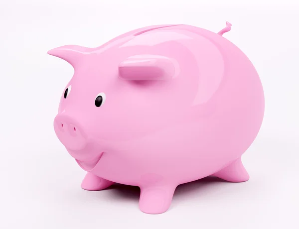 stock image Smiling piggy bank 3d