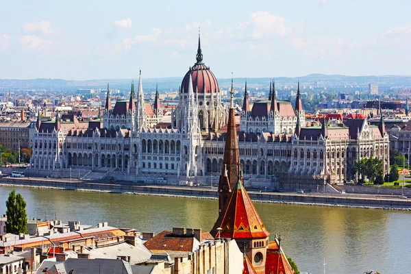 Budapest, the building of the Parliament — Stock Photo, Image