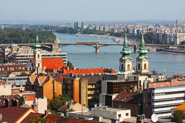 Ponte da Cadeia Szechenyi, Budapeste — Fotografia de Stock