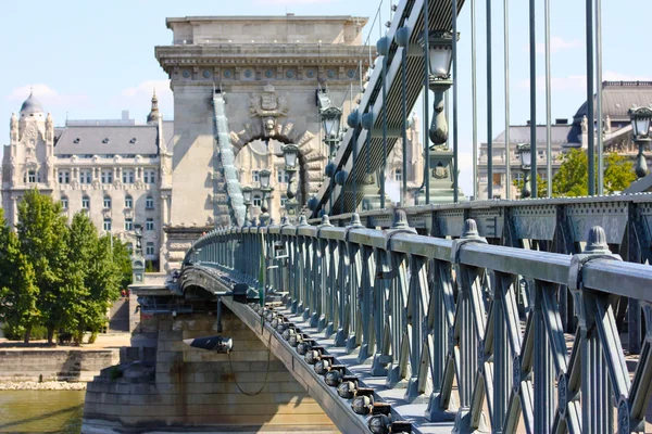 Сеченый Цепной мост, Будапешт — стоковое фото