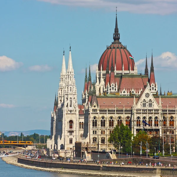 Budapest, l'edificio del Parlamento — Foto Stock