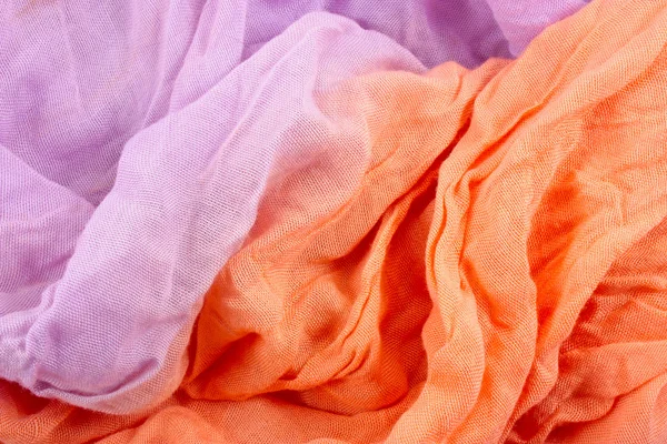 Violet Abrikoos Textiel Abstracte Golf Achtergrond — Stockfoto