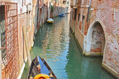 renkli köprüden canal, venice, İtalya