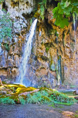 milli park plitvice, görünümde şelale