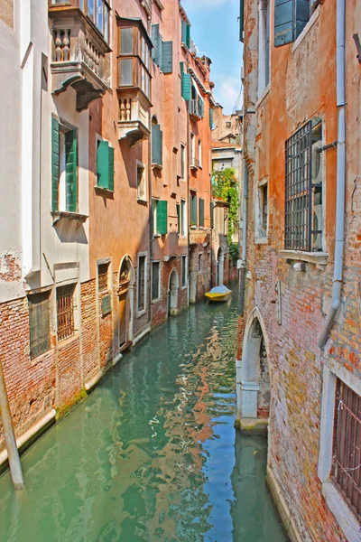 stock image Colorful bridge across canal in Venice,