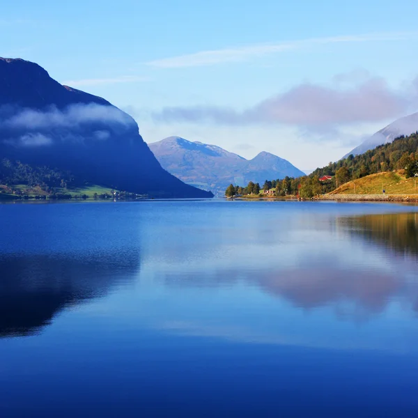 stock image Scandinavian mountains, The North sea