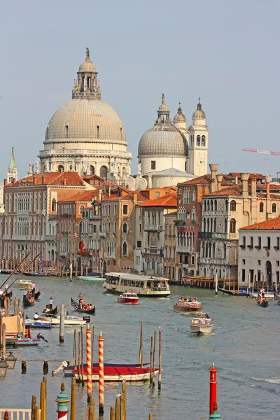 stock image Colorful bridge across canal in Venice,