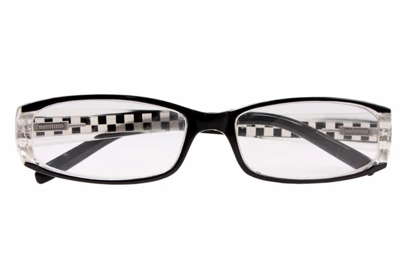 Na białym tle okulary — Zdjęcie stockowe