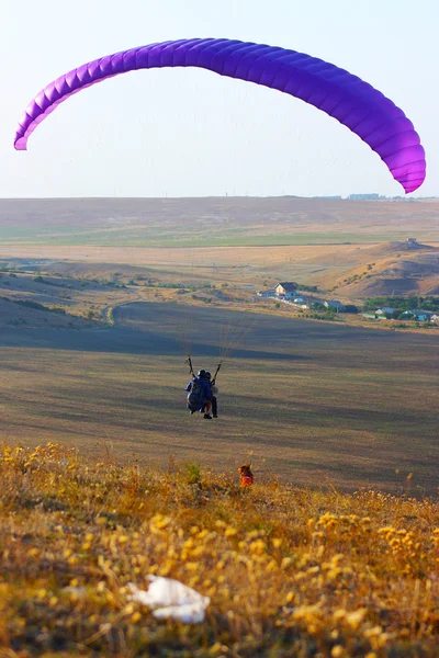 Vol en parapente en Crimée — Photo