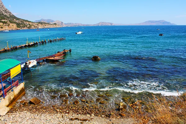Fantastiska landskap av Svarta havet — Stockfoto