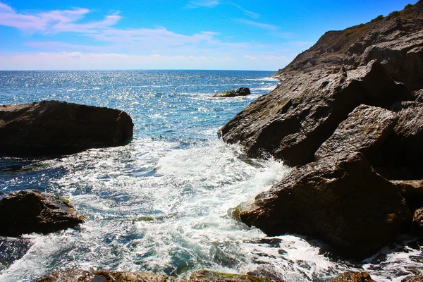 검은 바다의 놀라운 풍경 — 스톡 사진