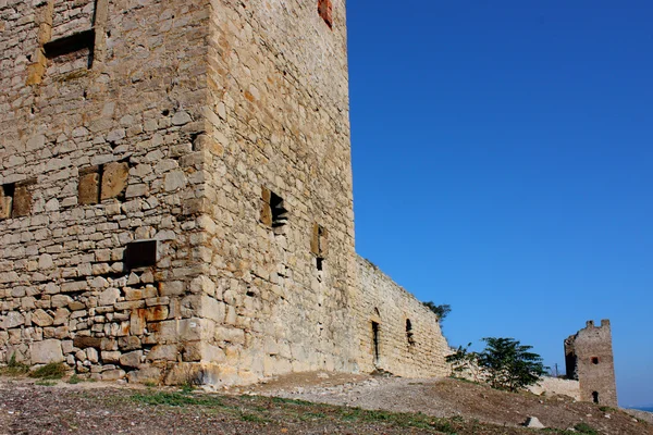 Genuese 堡垒在采取在克里米亚苏达克 — 图库照片