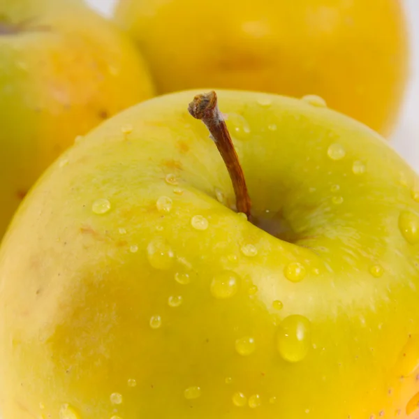 stock image Ripe yellow apples