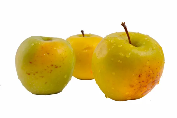 Жовтий здорових, дозрілих яблук — стокове фото