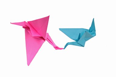 Origami kuşlar