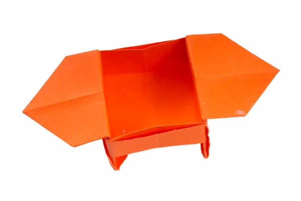 Papierschachtel - einfaches Origami — Stockfoto