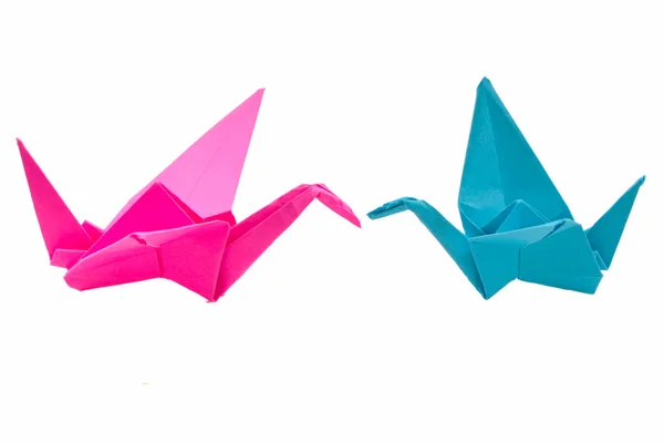 Origami πουλιά — Φωτογραφία Αρχείου