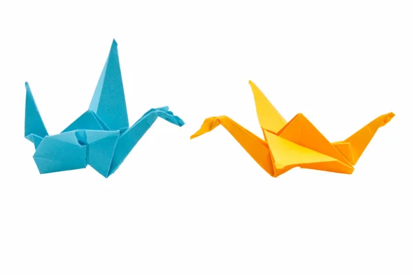 Aves de origami — Foto de Stock