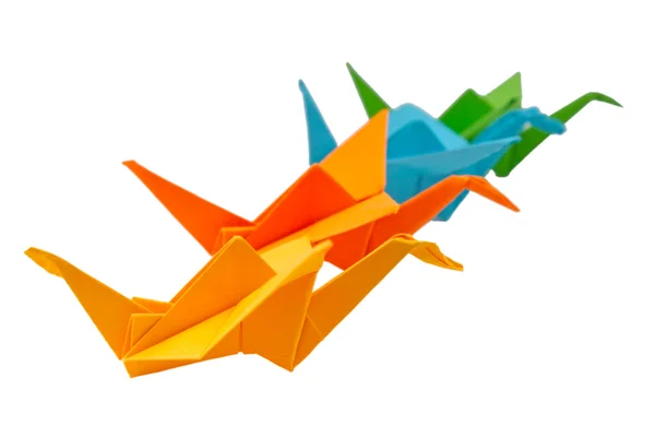 Origami vogels — Stockfoto