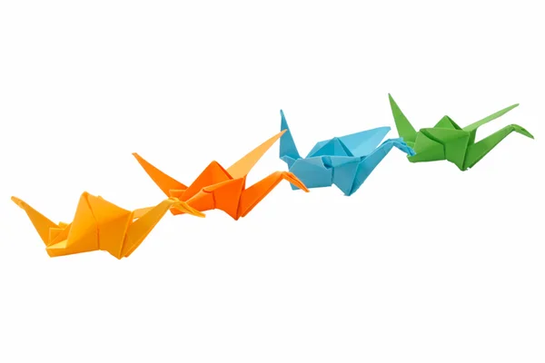 Origami birds — Stock Photo, Image