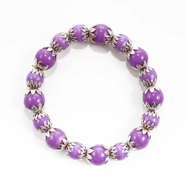 Lilac bracelet — Stock Photo, Image