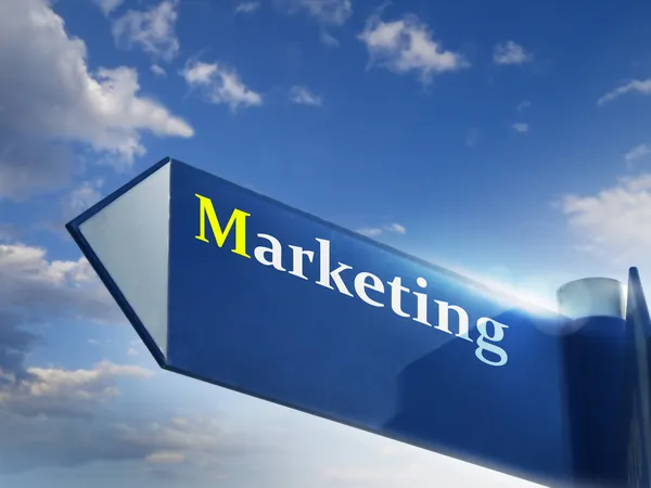 Marketing sign — Stock Photo, Image