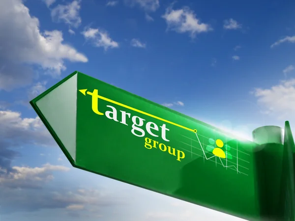 Target group — Stock Photo, Image