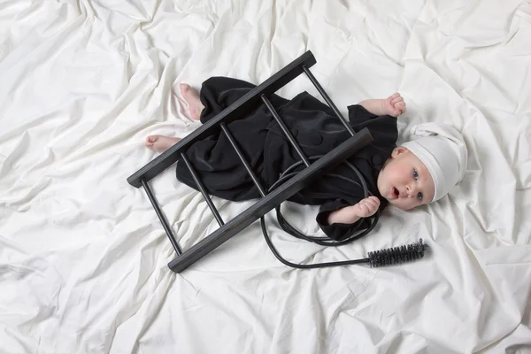 Niño vestido como un deshollinador — Foto de Stock