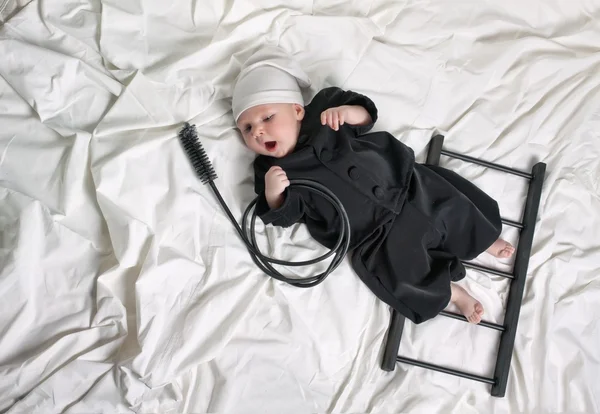 Niño vestido como un deshollinador — Foto de Stock