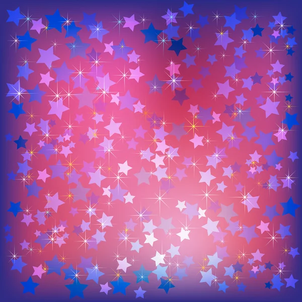 Résumé étoiles de Noël fond — Image vectorielle
