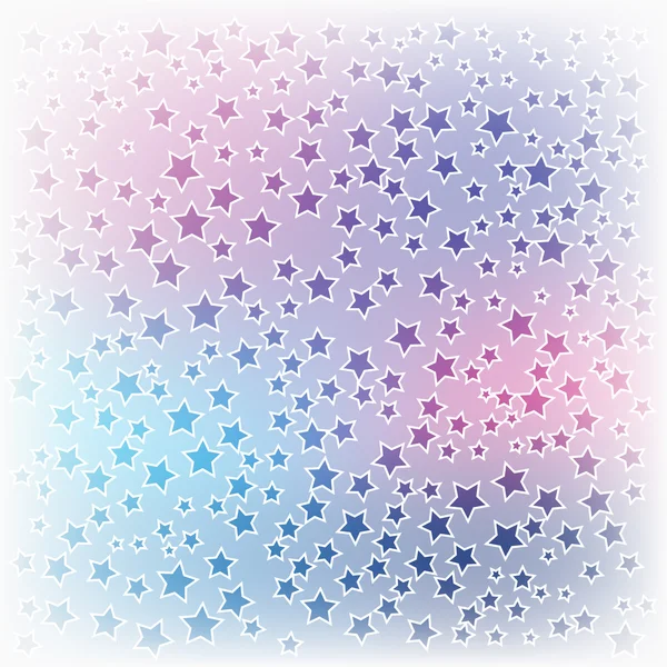 Abstrait noël fond coloré étoiles — Image vectorielle