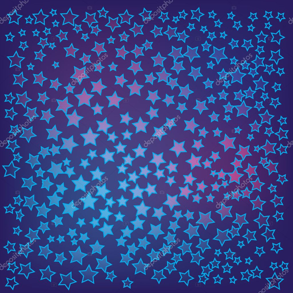 Abstract christmas background blue stars — Stock Vector © lembit #4043604