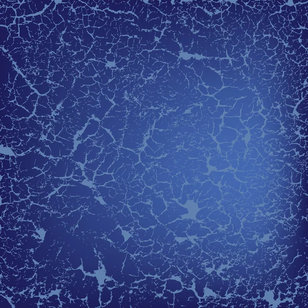 Texture de fond bleu fissuré — Image vectorielle