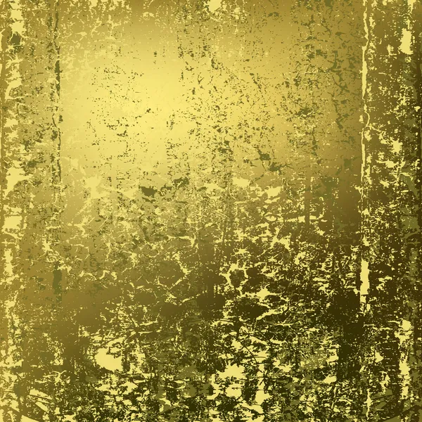 Textura abstracta de fondo de metal dorado oxidado — Vector de stock