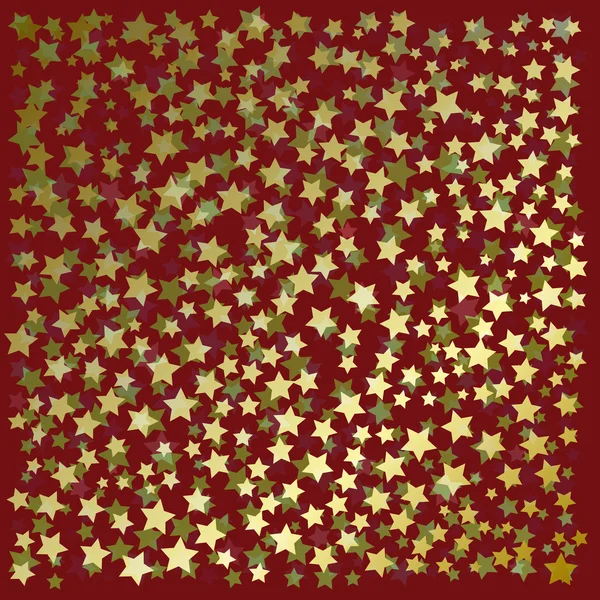 Fond abstrait avec étoiles dorées — Image vectorielle