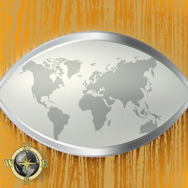 Аннотация Business Background with Globe — стоковый вектор