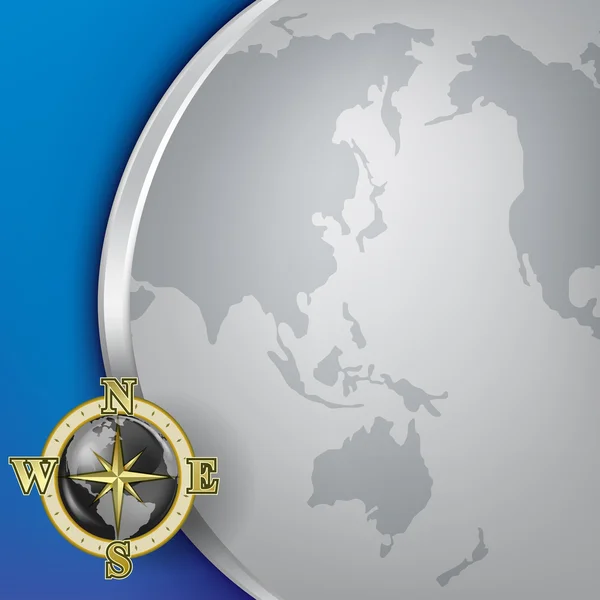 Аннотация Business Background with Globe — стоковый вектор