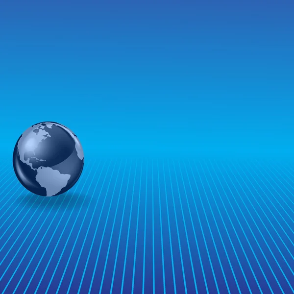 Contexte abstrait avec Globe — Image vectorielle
