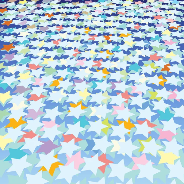 带上蓝色色星星抽象背景 — 图库矢量图片