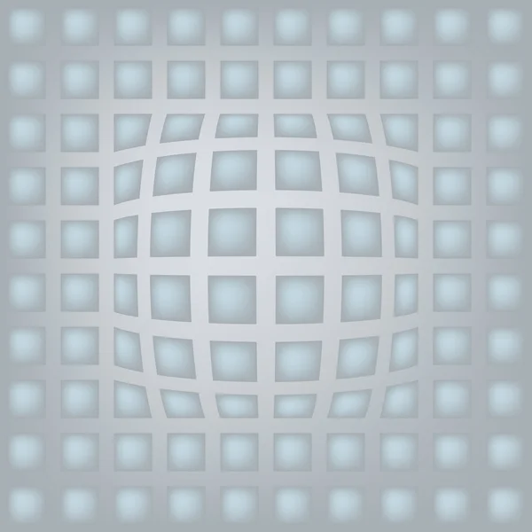 Abstrakter Hintergrund Blaue Quadrate Auf Einem Grauen — Stockvektor