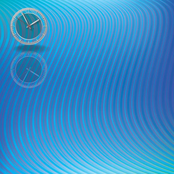 Abstrakter Hintergrund mit Uhr — Stockvektor