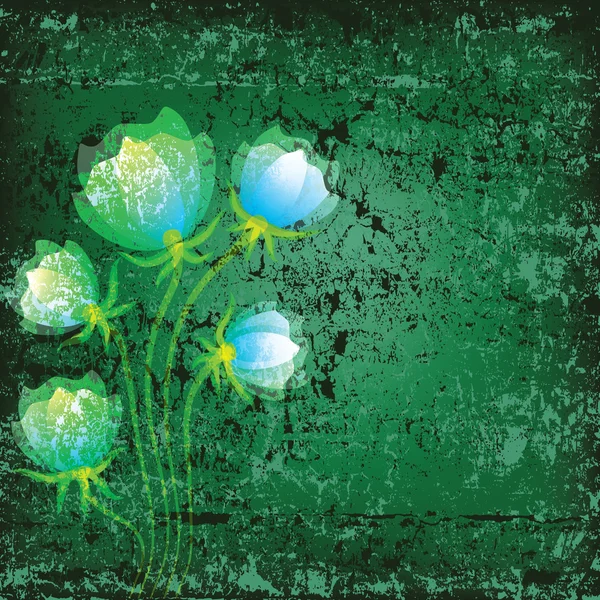 Ilustración floral abstracta — Archivo Imágenes Vectoriales