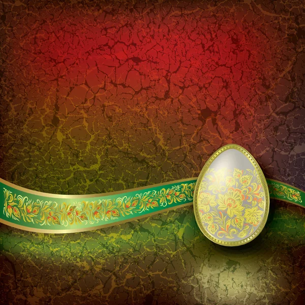 Abstracte illustratie met Pasen egg — Stockvector