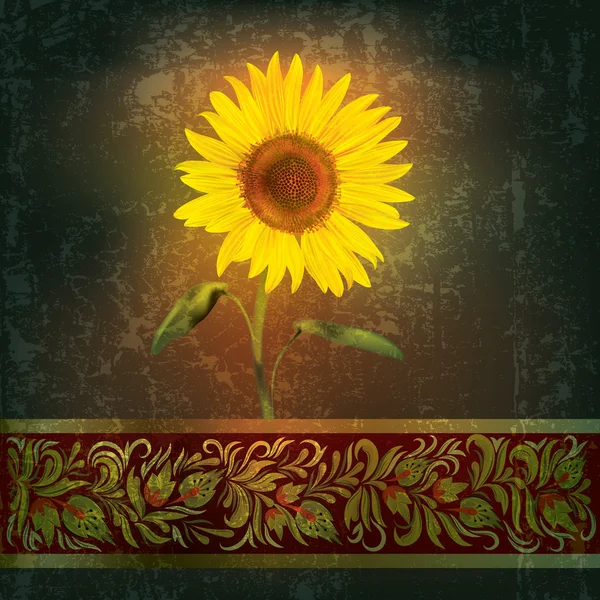 Ilustrație florală abstractă — Vector de stoc