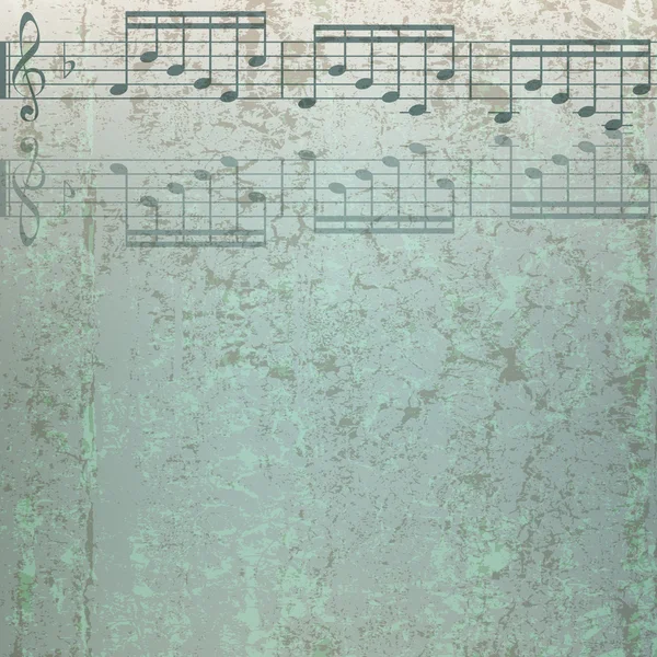 抽象裂纹的音乐背景 — 图库矢量图片