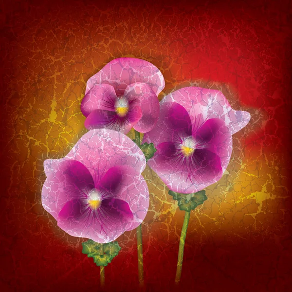 Abstract floral illustratie — Stockvector